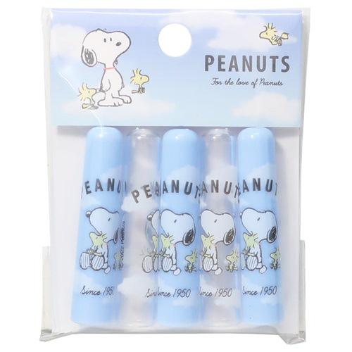 [日本製] 鉛筆蓋 筆蓋 透明筆套 5入組 Snoopy 史努比 Peanuts 花生漫畫 Cute Model 共三款-細節圖3