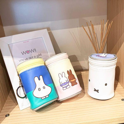 [日本帶回] 合成皮革 零錢包 小錢包 錢包 收納包 小物包 萬用包 防水 Miffy 米菲 米菲兔 米飛兔 瑪蓮 現貨