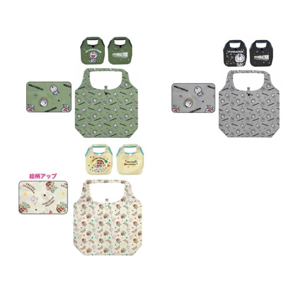 [日本帶回] 購物袋 環保袋 收納袋 萬用袋 Pikachu 皮卡丘 寶可夢 哆啦A夢 蠟筆小新 日本 共七款 現貨-細節圖3