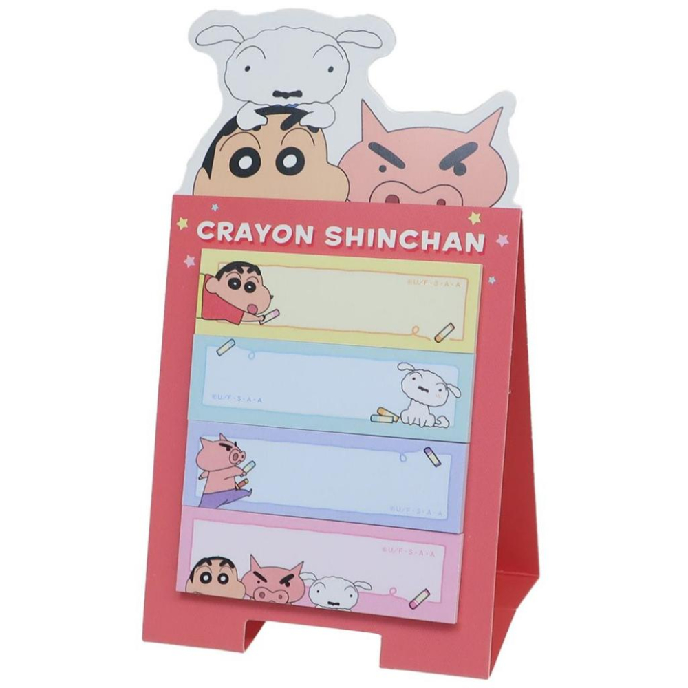 [日本帶回] Stand Sticky Notes 便利貼 便條紙 便條本 便籤 紙條 Memo 蠟筆小新 野原新之助-細節圖3