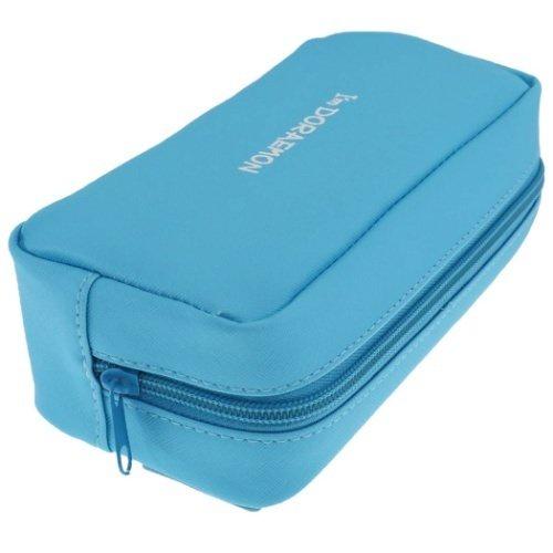 [日本帶回] Sanrio 三麗鷗 斜紋皮革 鉛筆盒 鉛筆袋 筆袋 收納包 化妝包 小物包 萬用包 哆啦A夢 小叮噹-細節圖2