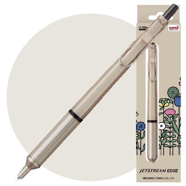 {花語限定包裝} [日本製] uni 三菱 Jetstream Edge 原子筆 溜溜筆 圓珠筆 油性 0.38mm-細節圖2