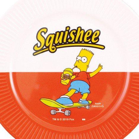 [日本帶回] Melamine Plate S 盤子 塑膠餐具 兒童餐具 The Simpsons 辛普森家庭 現貨-細節圖2