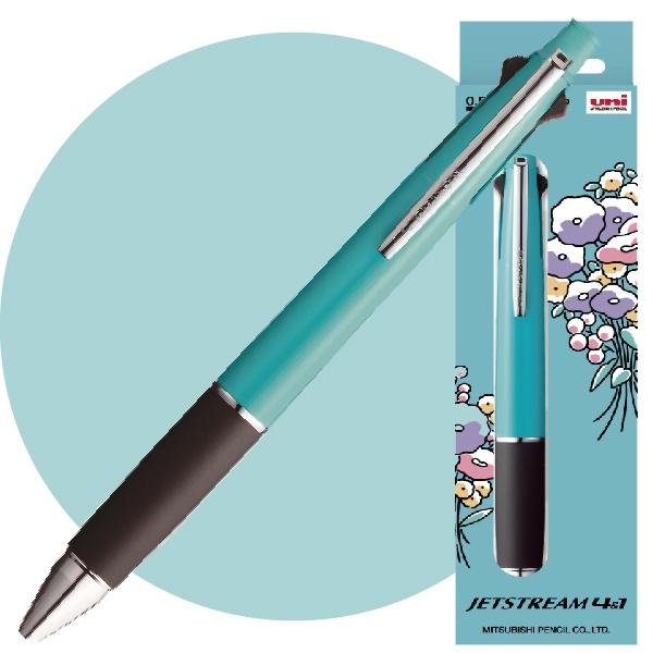 {花語限定包裝} [日本製] uni 三菱 Jetstream 4色原子筆+自動鉛筆 多功能 4+1筆 油性 0.5mm-細節圖4