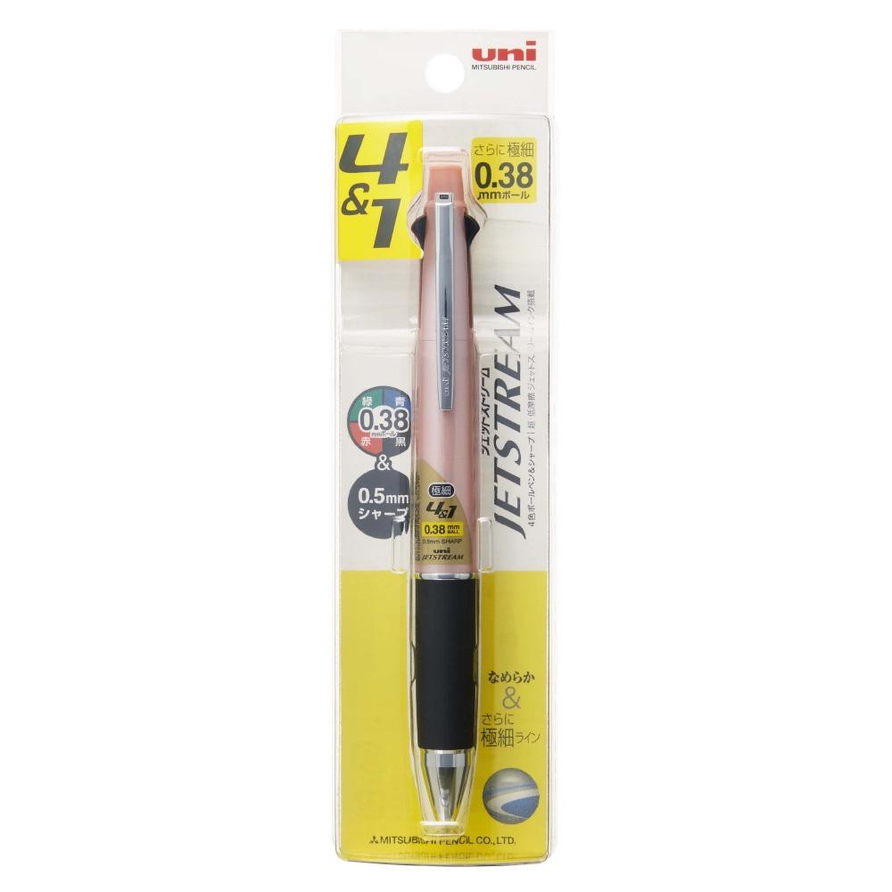 [日本製] uni 三菱 Jetstream 4色原子筆+自動鉛筆 多功能 0.38 / 0.5 / 0.7mm-細節圖3