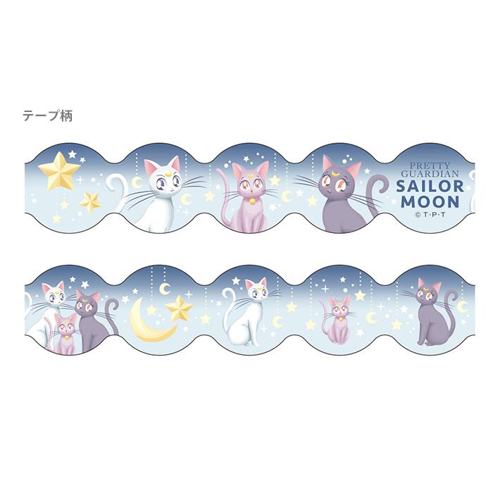 [日本帶回] Bandai Namco 萬代南夢宮遊戲 紙膠帶 遮蔽膠帶 Sailor Moon 美少女戰士 三詩達-細節圖5