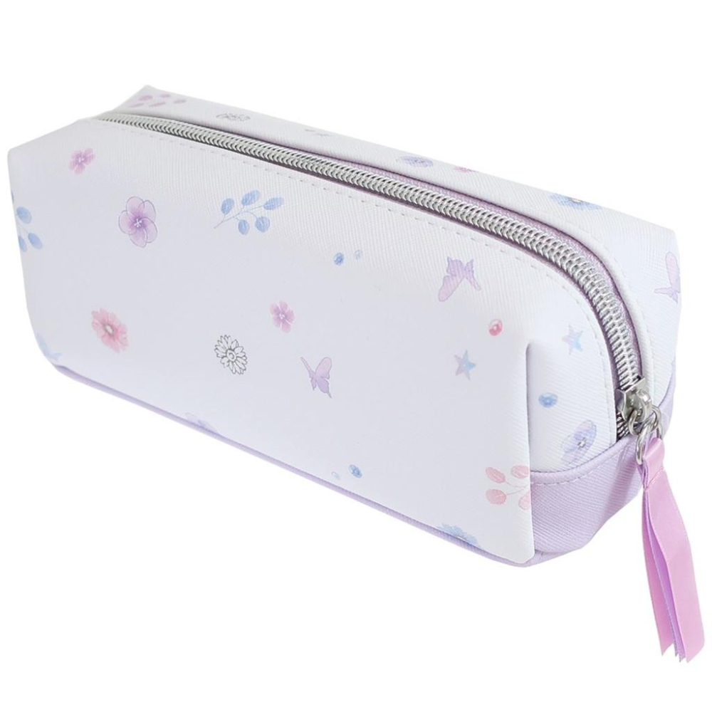 [日本帶回] Disney Princess 迪士尼公主 斜紋皮革 鉛筆盒 鉛筆袋 筆袋 收納包 化妝包 長髮公主 樂佩-細節圖3