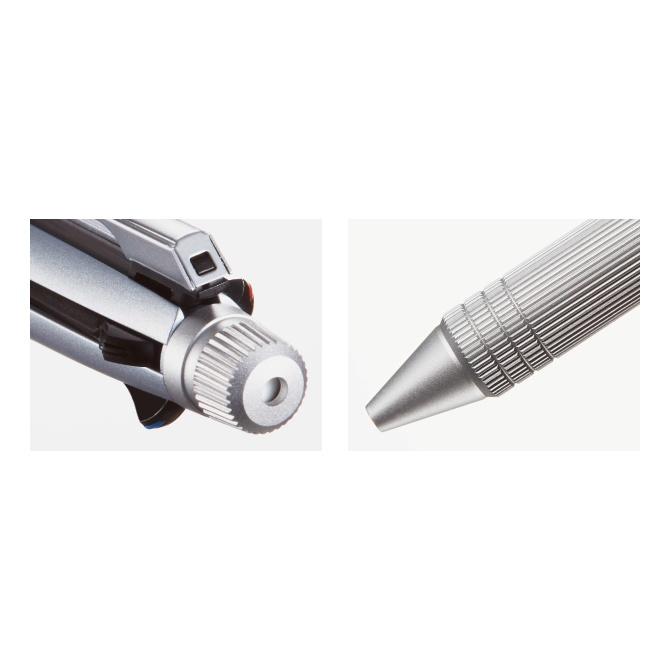 [日本製] uni 三菱 Jetstream 4色原子筆+自動鉛筆 鋁製握柄 可抵抗汗水和汙垢 聯名 金安亮 0.5mm-細節圖7
