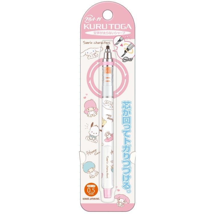 [日本帶回] uni 三菱 Kuru Toga 旋轉自動鉛筆 大耳狗 自動筆 Sanrio 庫洛米 人魚漢頓 0.5mm-細節圖4