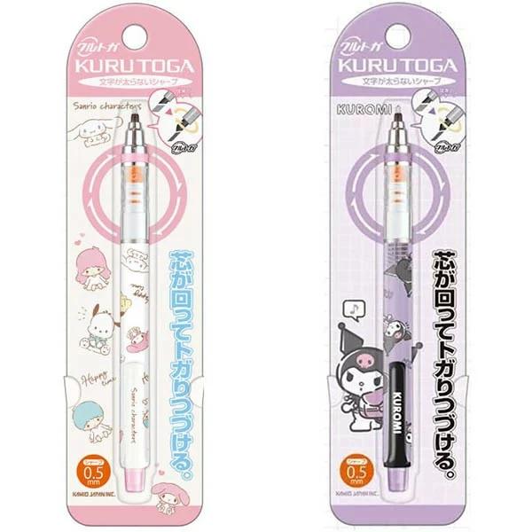 [日本帶回] uni 三菱 Kuru Toga 旋轉自動鉛筆 大耳狗 自動筆 Sanrio 庫洛米 人魚漢頓 0.5mm-細節圖3