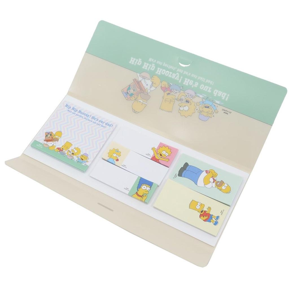 [日本製] Sun-Star 三詩達 便利貼 便條紙 便籤 紙條 附收納盒 The Simpsons 辛普森家庭 現貨-細節圖2
