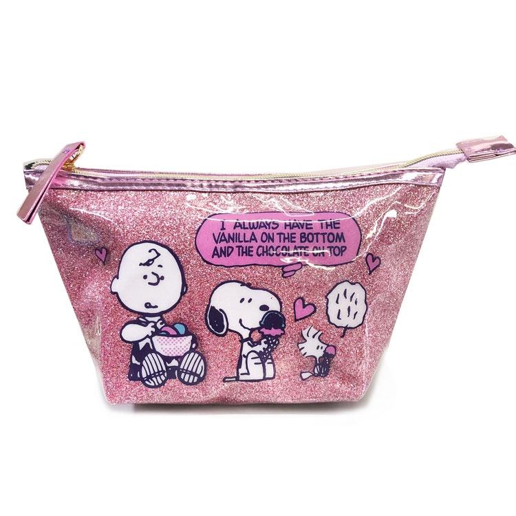 New Life Collection [日本帶回] 化妝包 收納包 小物包 萬用包 鉛筆盒 Snoopy 史努比-細節圖3