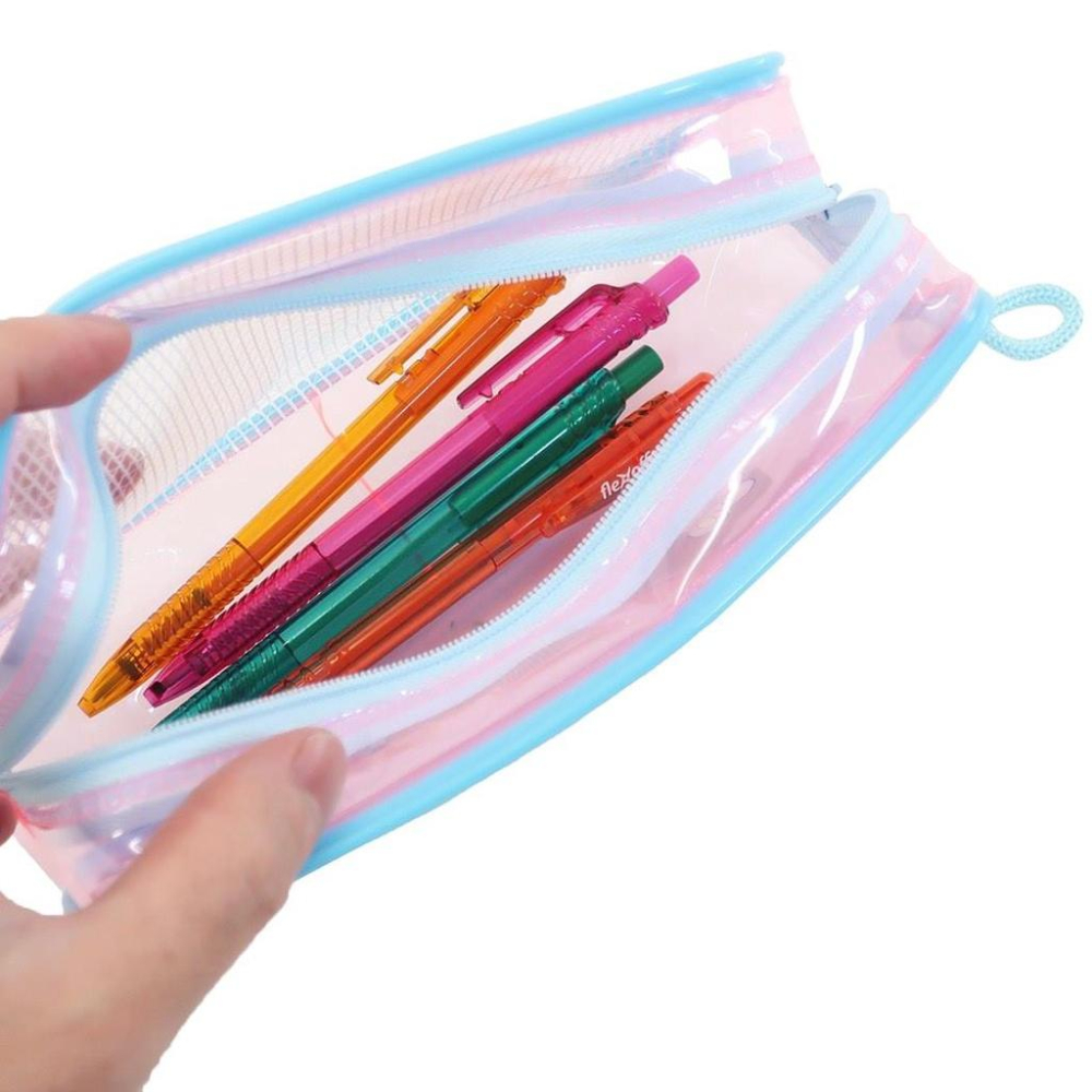 [日本帶回] 透明 鉛筆盒 鉛筆袋 筆袋 收納包 化妝包 Line Friends BT21 宇宙明星 開學用品 文青-細節圖3