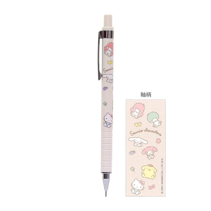 [日本製] 自動鉛筆 自動筆 Sanrio 三麗鷗 雙子星 大耳狗 美樂蒂 布丁狗 Hello Kitty 0.5mm-細節圖3