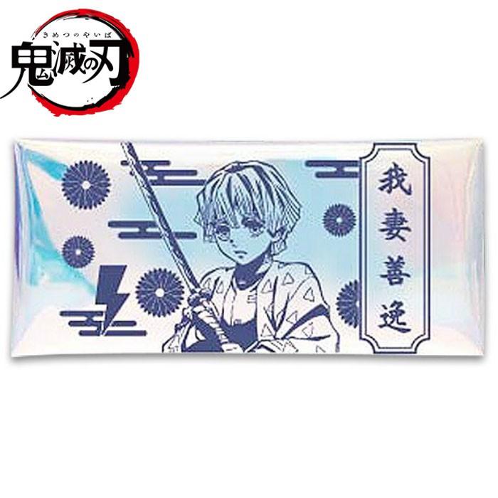 [日本帶回] Max Limited 鉛筆盒 鉛筆袋 筆袋 收納包 化妝包 開學用品 透明極光袋 鬼滅之刃 竈門炭治郎-細節圖6