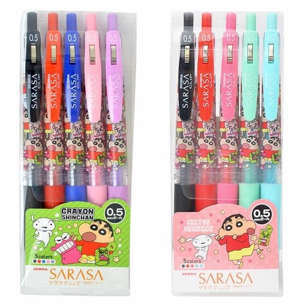 [日本製] 蠟筆小新 野原新之助 SARASA 斑馬牌 原子筆 圓珠筆 ZEBRA 0.5mm 共9色-細節圖2