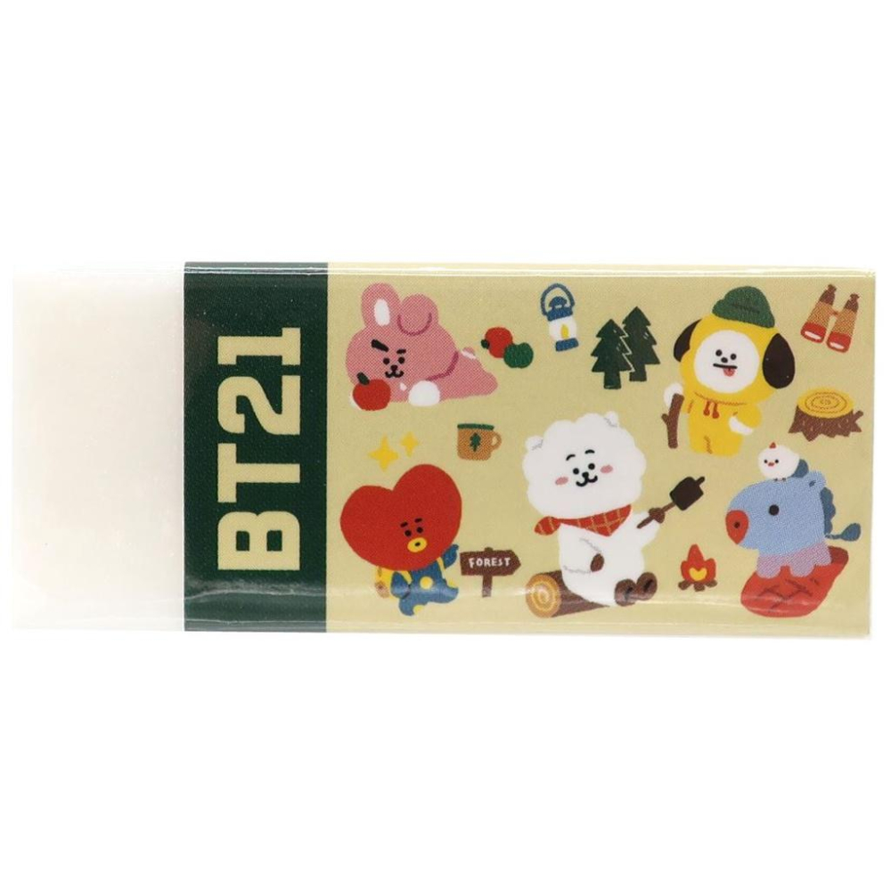 [日本製] 橡皮擦 擦布 BT21 宇宙明星 My Little Buddy / The Green Planet-細節圖4