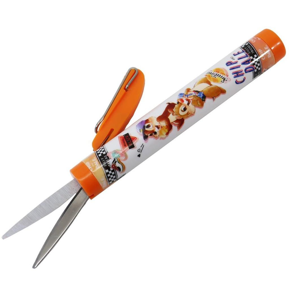 [日本帶回] Disney 迪士尼 筆管剪刀 Sun-Star 長髮公主 南瓜王傑克 Kamio Japan 奇奇蒂蒂-細節圖8