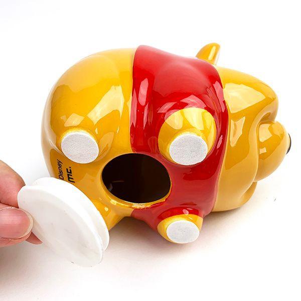 [日本帶回] 陶瓷 儲金箱 小費箱 存錢筒 存錢罐 撲滿 Disney 迪士尼 Winnie the Pooh 小熊維尼-細節圖7