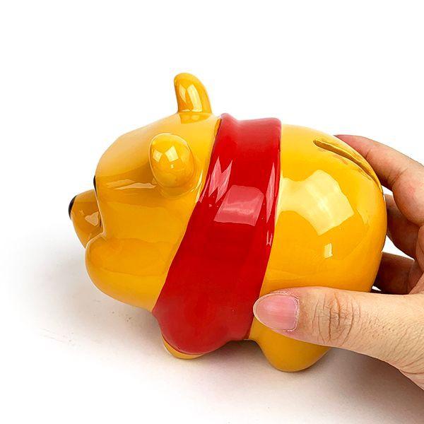 [日本帶回] 陶瓷 儲金箱 小費箱 存錢筒 存錢罐 撲滿 Disney 迪士尼 Winnie the Pooh 小熊維尼-細節圖9
