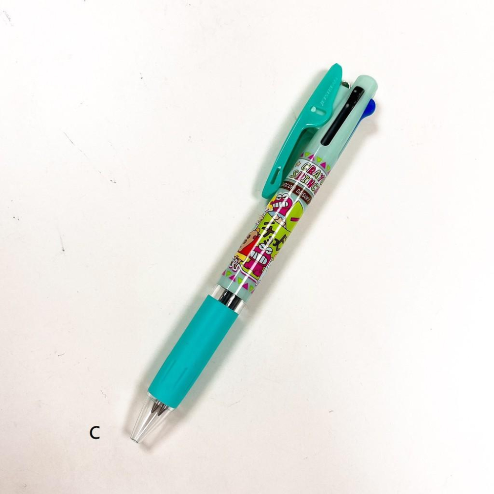 [日本製] uni 三菱 CRAYON SHINCHAN 蠟筆小新 三色 原子筆 溜溜筆 圓珠筆 多款 0.5mm-細節圖5
