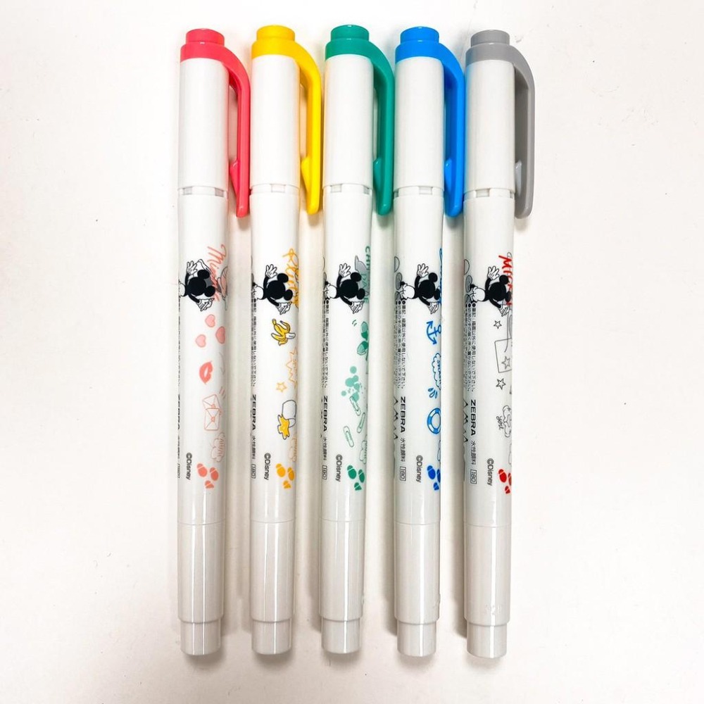 [日本製] ZEBRA 斑馬牌 MILDLINER 5色入 雙頭 螢光筆 細字筆 色筆 MARKER 軟頭 水性顏料-細節圖6