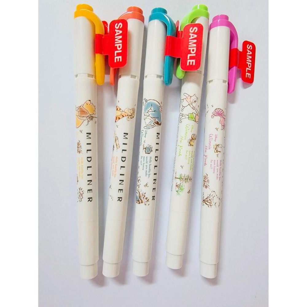 [日本製] ZEBRA 斑馬牌 MILDLINER 5色入 雙頭 螢光筆 細字筆 色筆 MARKER 軟頭 水性顏料-細節圖8