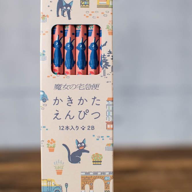 [日本製]吉卜力 12入 2B鉛筆 六角鉛筆 龍貓 魔女宅急便 黑貓吉吉 kiki 宮崎駿 紙盒裝 開學用品 文具-細節圖3