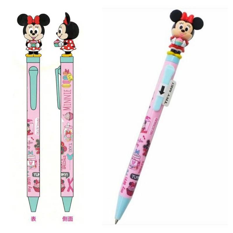 [日本製]迪士尼 米奇米妮 公仔原子筆圓珠筆 自動鉛筆自動筆 Disney 日本正版-細節圖4
