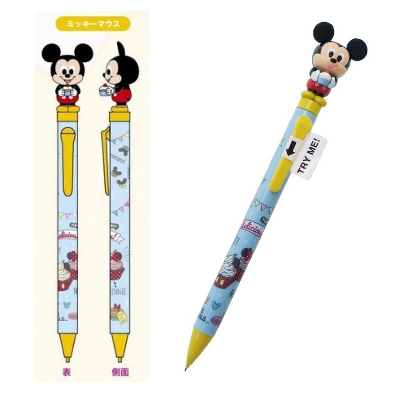 [日本製]迪士尼 米奇米妮 公仔原子筆圓珠筆 自動鉛筆自動筆 Disney 日本正版-細節圖6