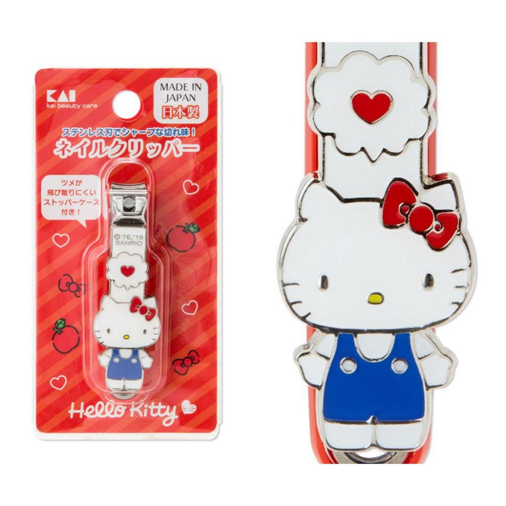 [日本製]SANRIO三麗鷗 造型指甲刀 指甲剪 蛋黃哥 Hello Kitty 凱蒂貓 雙子星 日本正貨-細節圖5