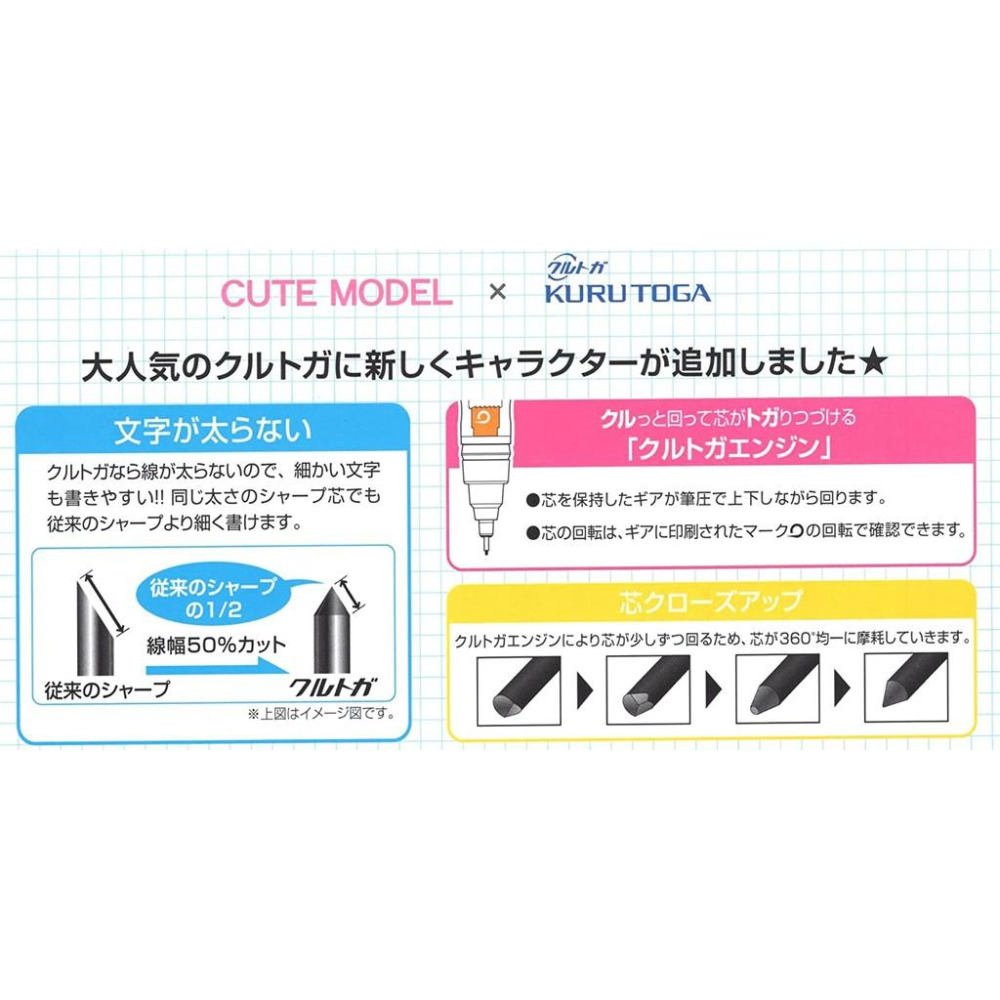 [日本帶回] uni 三菱 KURU TOGA 旋轉自動鉛筆 自動筆 皮卡丘 神奇寶貝 精靈寶可夢 0.3/0.5mm-細節圖5