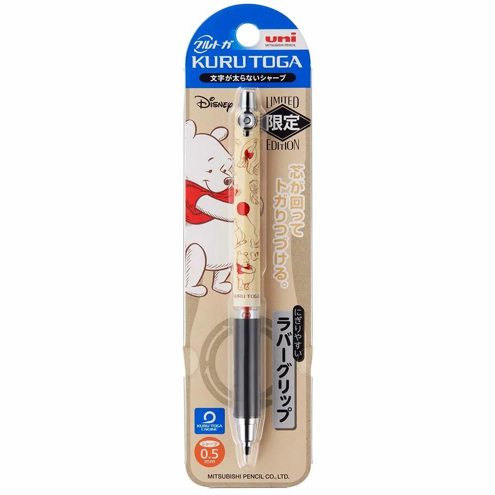 [日本限定] uni 三菱 KURU TOGA 旋轉自動鉛筆 米奇 米妮 小熊維尼 長髮公主 0.3mm 0.5mm-細節圖4