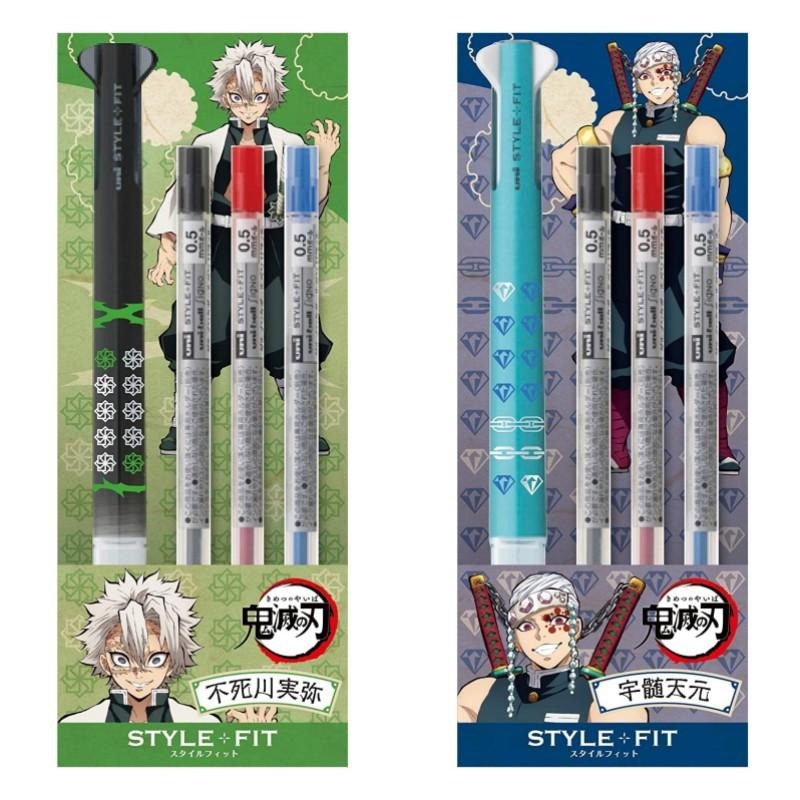 [日本製] uni 三菱 STYLE FIT 鬼滅之刃 原子筆 三色筆 3色 正版 日本正版 共九款 0.5mm-細節圖4