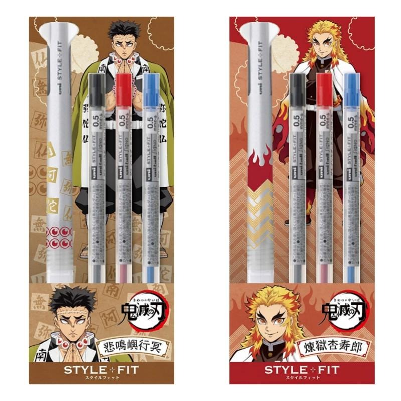 [日本製] uni 三菱 STYLE FIT 鬼滅之刃 原子筆 三色筆 3色 正版 日本正版 共九款 0.5mm-細節圖5