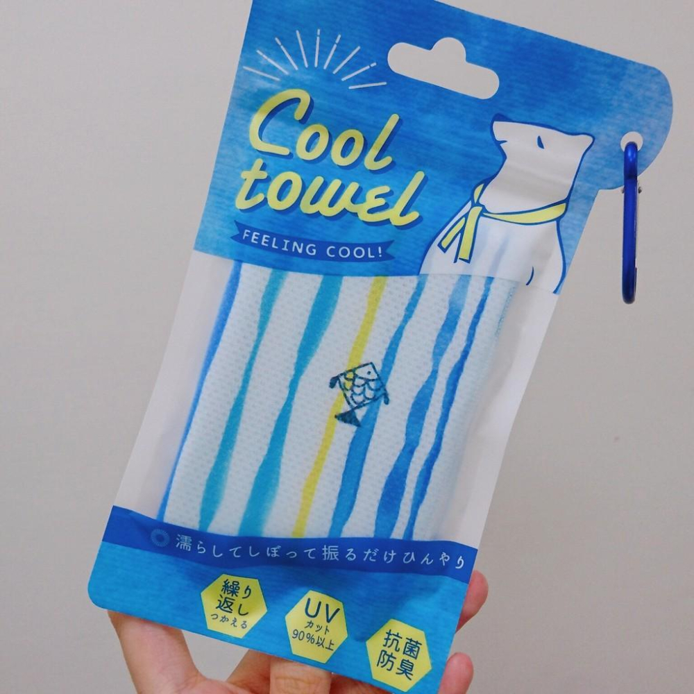 [日本帶回] friendshill 抗UV抗菌除臭 涼感毛巾 運動毛巾 企鵝 接觸涼感 散熱 日本原裝正貨-細節圖5