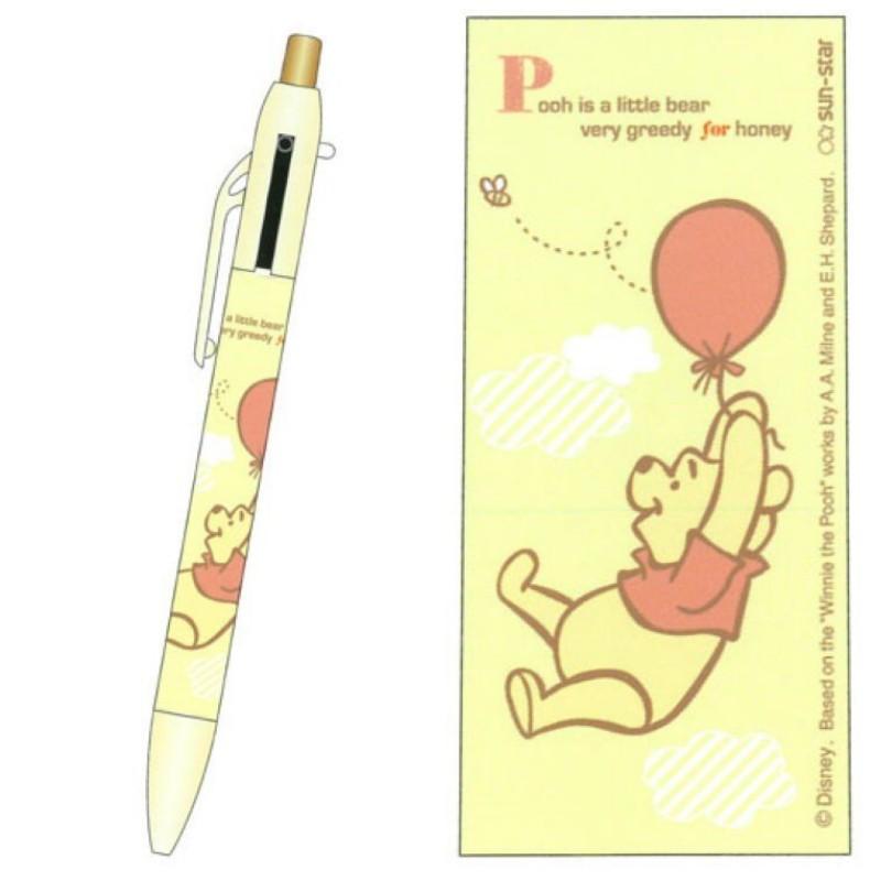 [日本正貨] PILOT 百樂 兩用筆 2色原子筆+自動鉛筆 小熊維尼 sun-star 迪士尼 Disney 日本正版-細節圖2