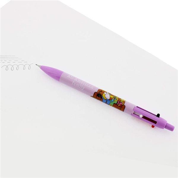 [日製] PILOT百樂 辛普森家庭 2色原子筆+自動鉛筆 兩用筆 2+1 迪士尼 sun-star 日本正版-細節圖6