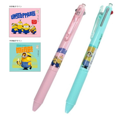 [日本製]PILOT百樂 小小兵 2色原子筆+自動鉛筆 sun-star 兩用筆 迪士尼 Disney 日本正版