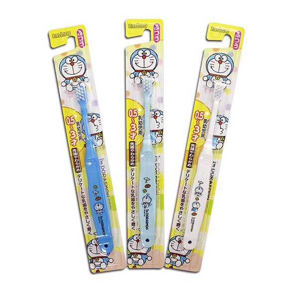 [日製] Ebisu惠百施 乳幼兒兒童牙刷 0.5-3歲 3-6歲 6歲以上 名偵探柯南 凱蒂貓 哆啦A夢 正貨-細節圖2