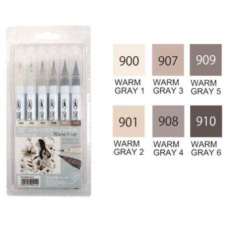 {新商品} [日製] 吳竹 ZIG 6色 12色 軟頭毛筆 軟毛筆 CLEAN COLOR Real Brush 共七款-細節圖4