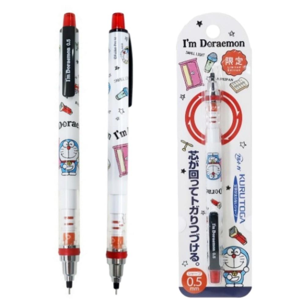 [日貨] uni三菱 哆啦A夢限定版 旋轉自動鉛筆 KURU TOGA 自動筆 0.5mm 日本正版-細節圖3