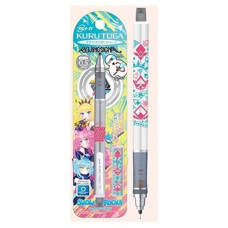 [日本限定]uni三菱 搖滾少女 KURU TOGA 旋轉自動鉛筆 三麗鷗 限定販售 SHOW BY ROCK 遊戲周邊-細節圖5