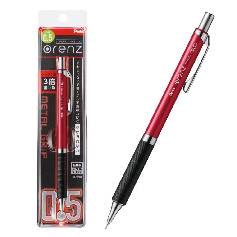 [日本製] Pentel飛龍 Orenz 3倍書寫 防斷自動鉛筆 金屬低重心自動筆 0.5mm-細節圖4