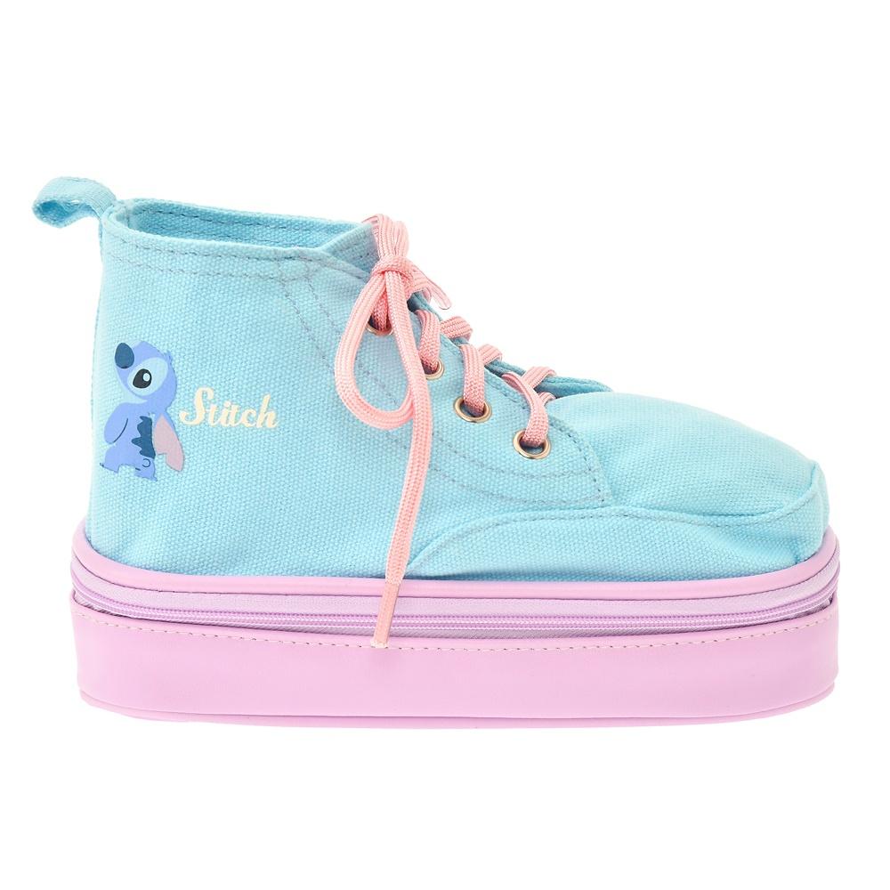 [日本帶回] Disney Store 迪士尼商店 運動鞋型 鉛筆盒 鉛筆袋 筆袋 收納包 小熊維尼 史迪奇 三眼怪-細節圖4