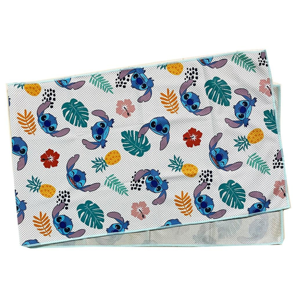 [日本帶回] small-planet 涼感毛巾 運動毛巾 抗UV 接觸涼感 玩具總動員 迪士尼 小熊維尼 米奇 史迪奇-細節圖4