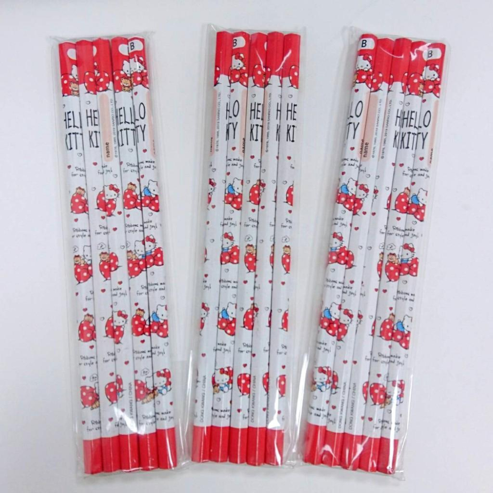 [日本帶回]三麗鷗SANRIO Hello Kitty 鉛筆 2款 凱蒂貓 開學用品 文具 日本正貨-細節圖2
