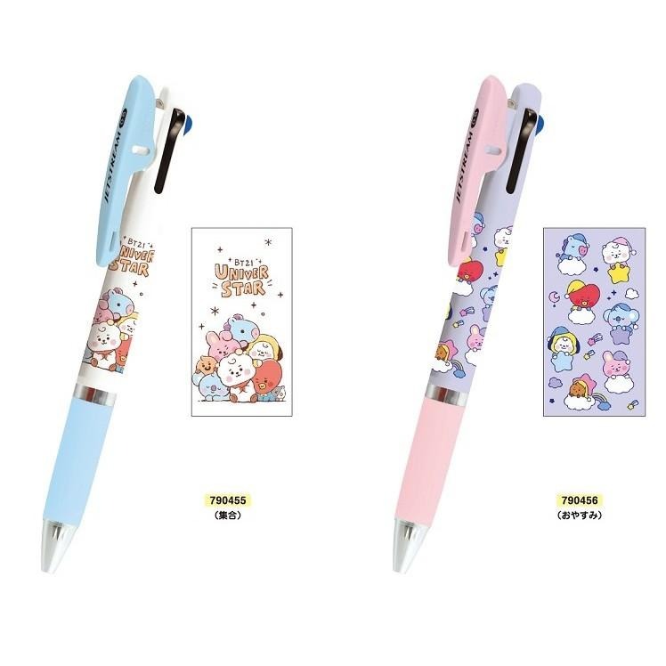 [日本製] uni 三菱 JETSTREAM 三色 原子筆 溜溜筆 圓珠筆 皮卡丘 BT21 星之卡比 油性 0.5mm-細節圖3