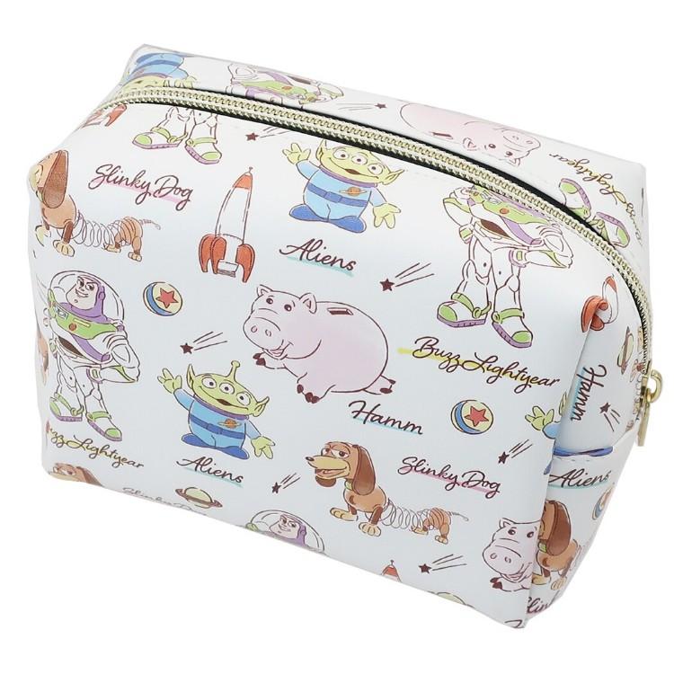 [日本正貨] 迪士尼 玩具總動員 收納包化妝包 方形化妝包 Disney 日本正版-細節圖2