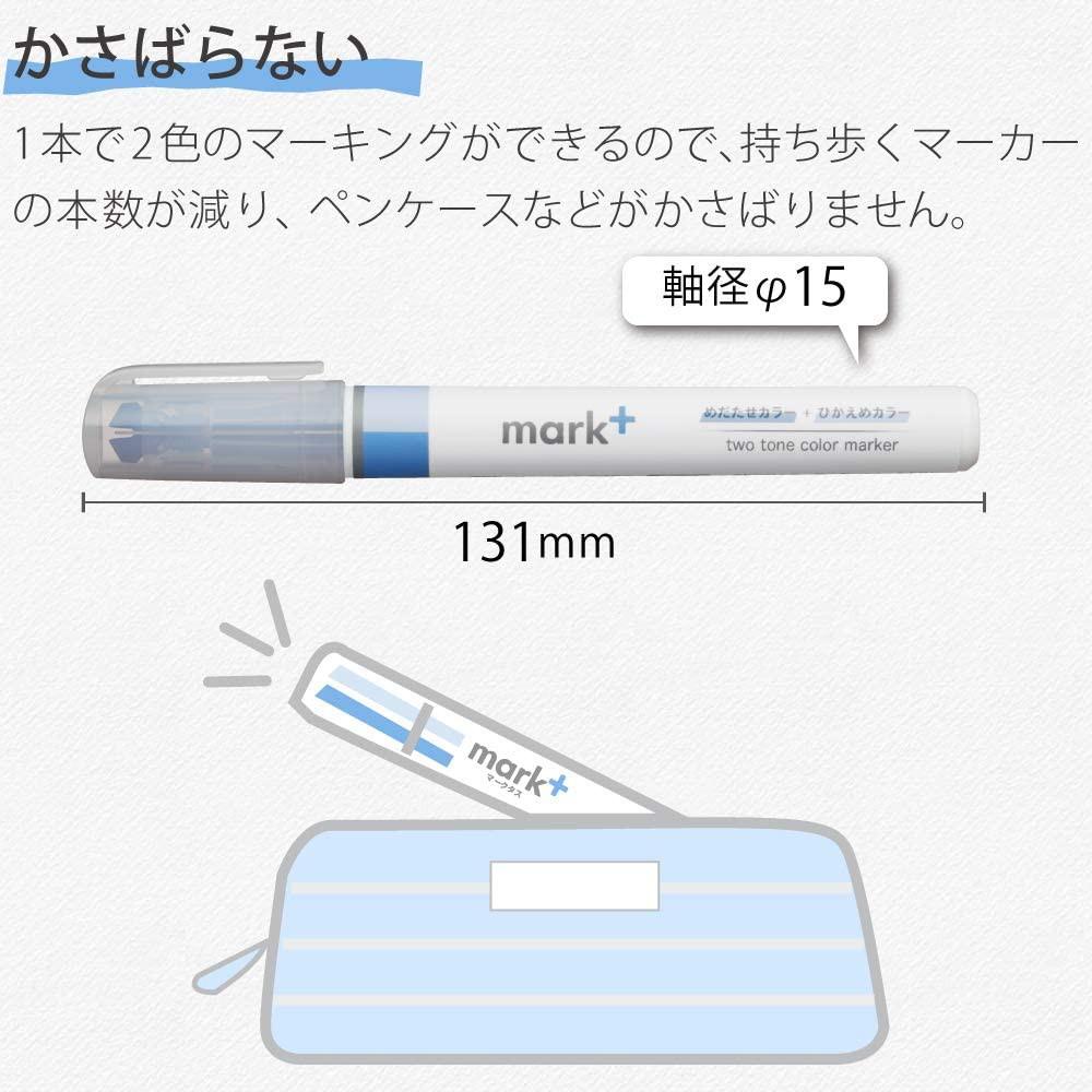 [日製] Kokuyo 5色螢光筆 水性 畫筆彩色筆麥克筆螢光筆 mark+-細節圖4